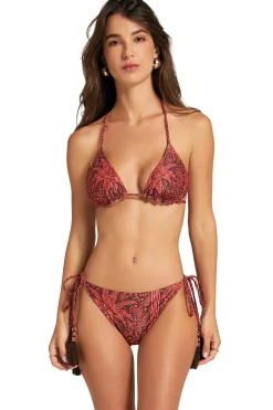 African Twist Triangle Bikini Top