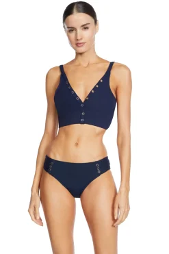 Amy Banded Triangle Bikini Top