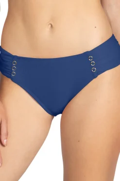 Amy Ribbed Tab Side Hipster Bikini Bottom