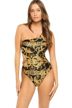 Ava Asymmetrical One Piece Swimsuit