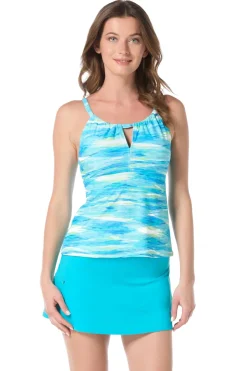 Blair High Neck Tankini Top