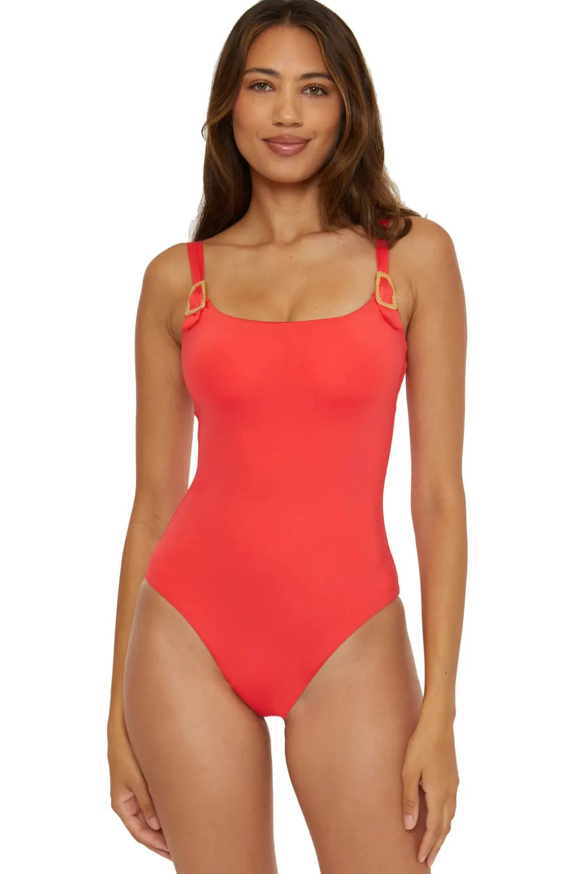 Buckle One Piece Swimsuit