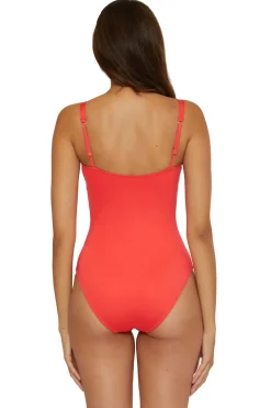 Buckle One Piece Swimsuit