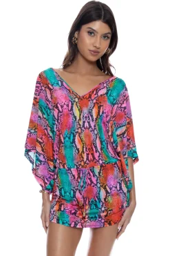 Cabana V-Neck Mini Dress