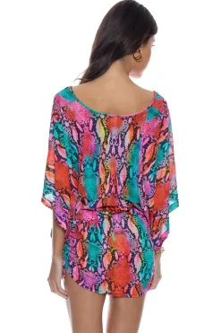 Cabana V-Neck Mini Dress