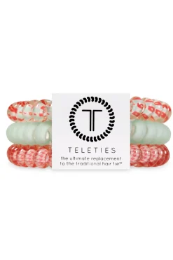 Calming Coral 3-Pack Hair Ties