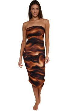 Caspian Mesh Cover-Up Dress