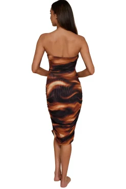 Caspian Mesh Cover-Up Dress