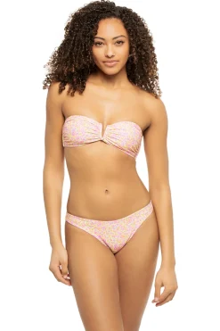 Champagne Blossom Bandeau Bikini Top