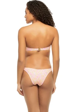 Champagne Blossom Bandeau Bikini Top