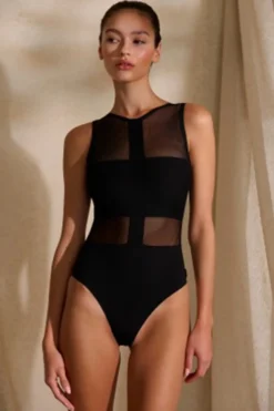 Charlie High Neck One Piece Swimsuit