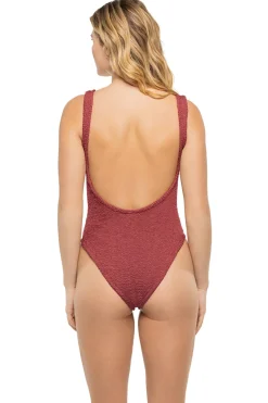 Classic Square Neck One Piece Swimsuit