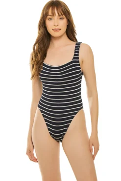 Classic Square Neck One Piece Swimsuit