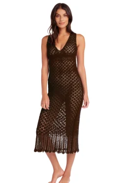Claudia Crochet Midi Dress