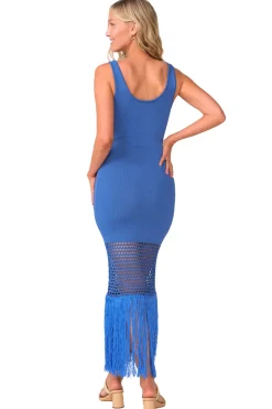 Claudia Fringe Maxi Dress