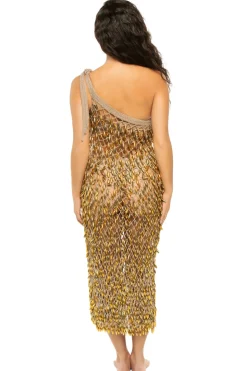 Crochet Beaded Convertible Dress