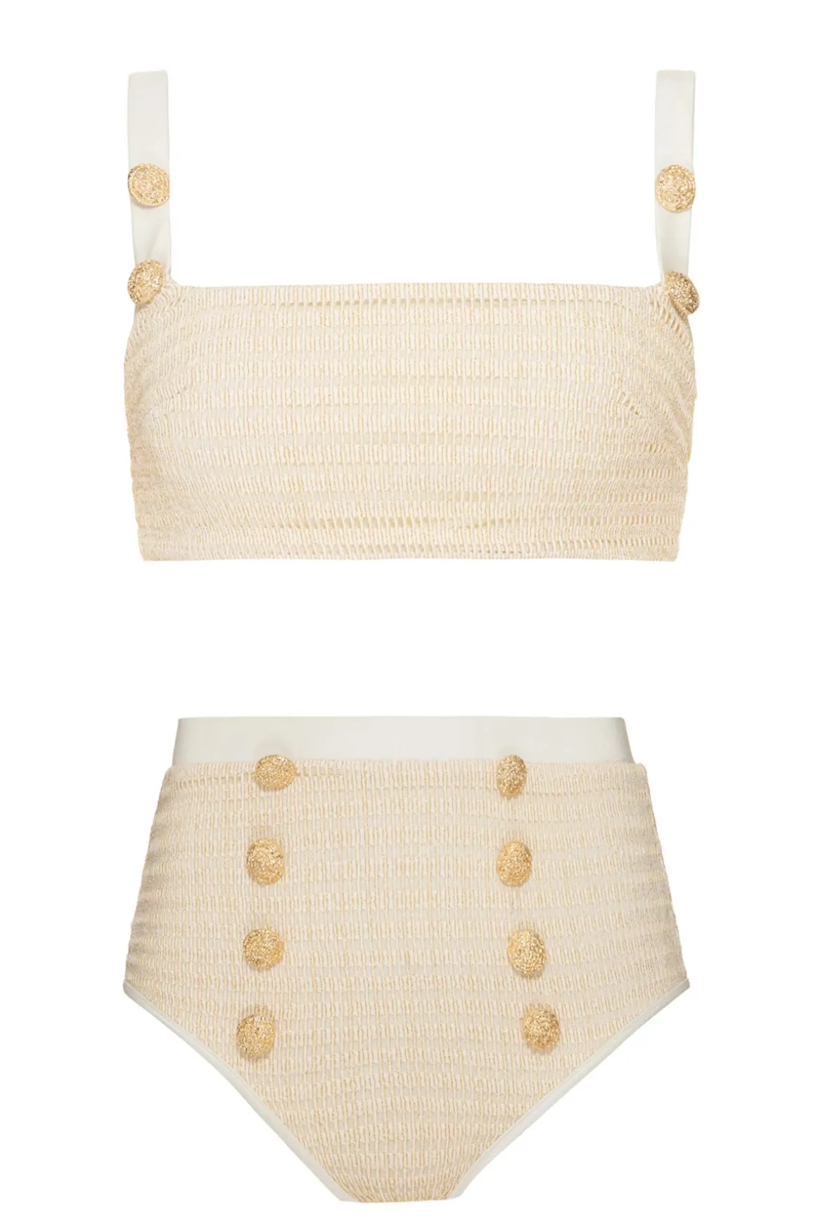 Crochet High Waist Bikini Bottom