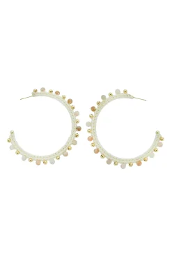 Crochet Hoop Earrings