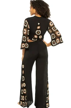 Crochet Tie Front Crop Top