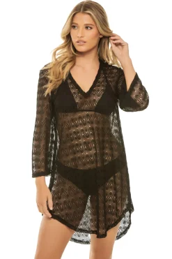 Crochet V-Neck Tunic