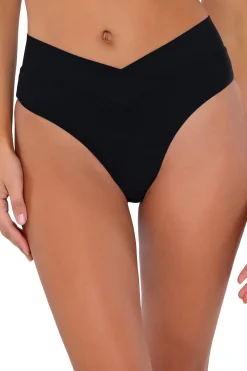 Delfina V Front High Waist Bikini Bottom