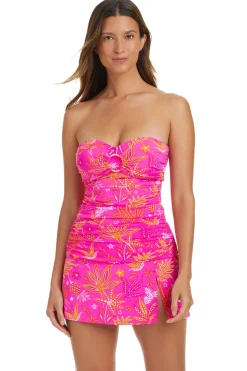Desert Bloom Bandeau Tankini Top