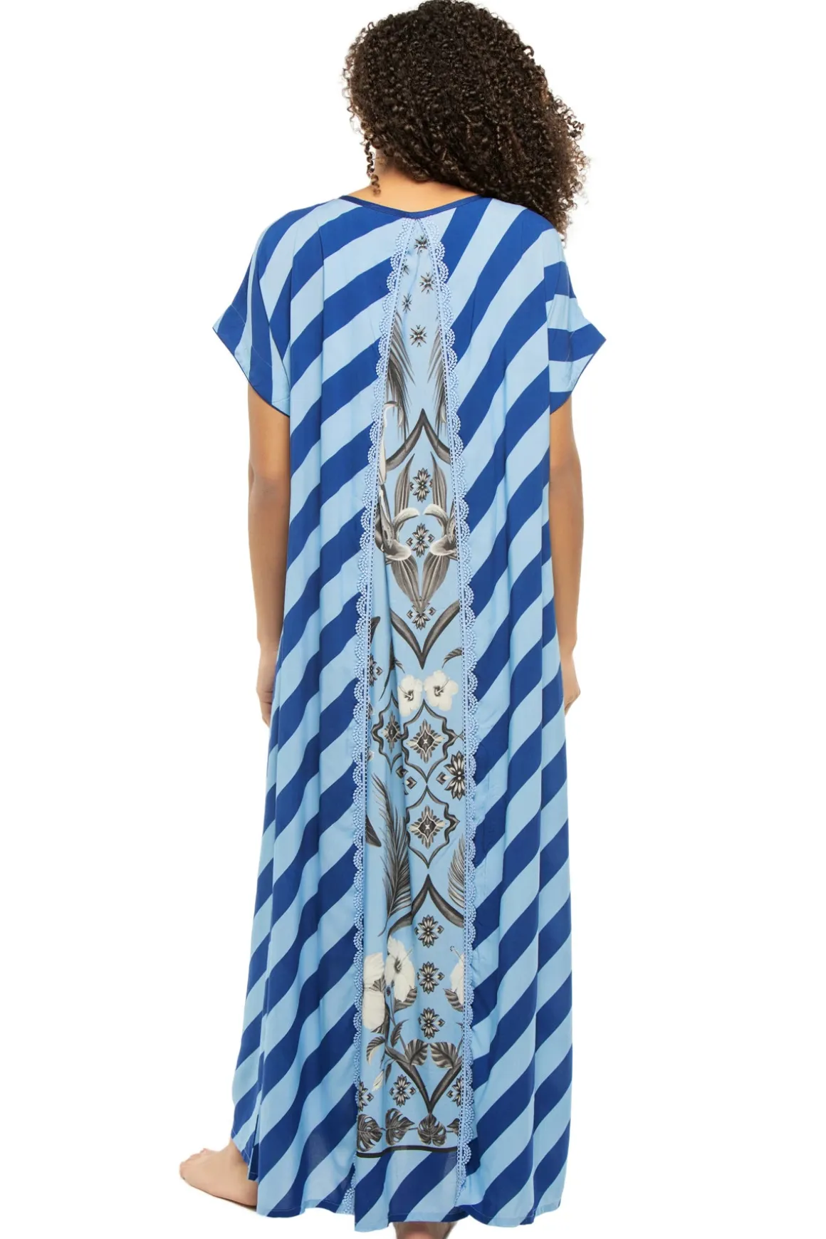 Draped Maxi Caftan