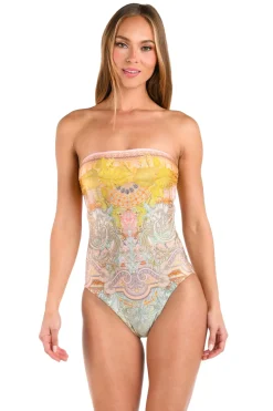 Dreamland Bandeau One Piece Swimsuit