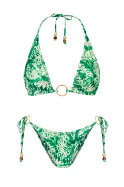 Emerald Tides Triangle Bikini Top