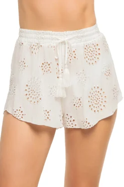 Eyelet Embroidered Shorts