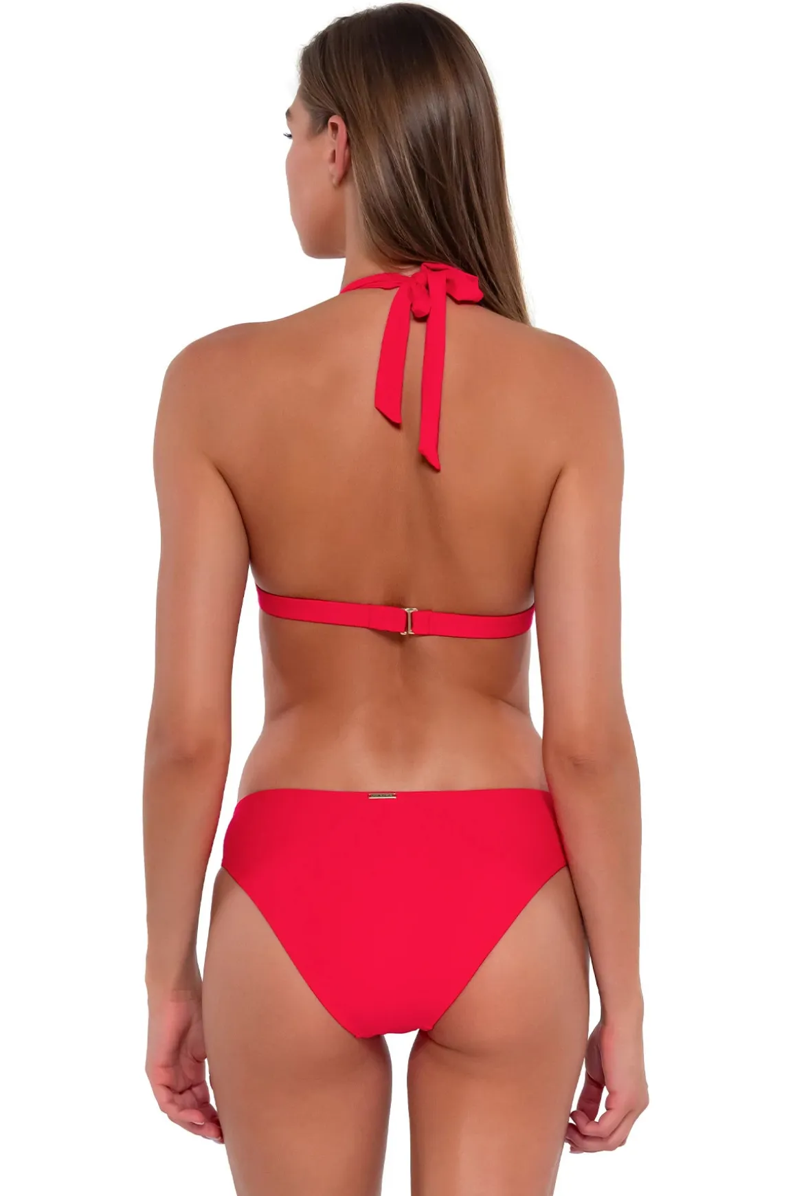 Faith Banded Halter Bikini Top