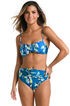 Fiji Tropics Twist Bandeau Bikini Top