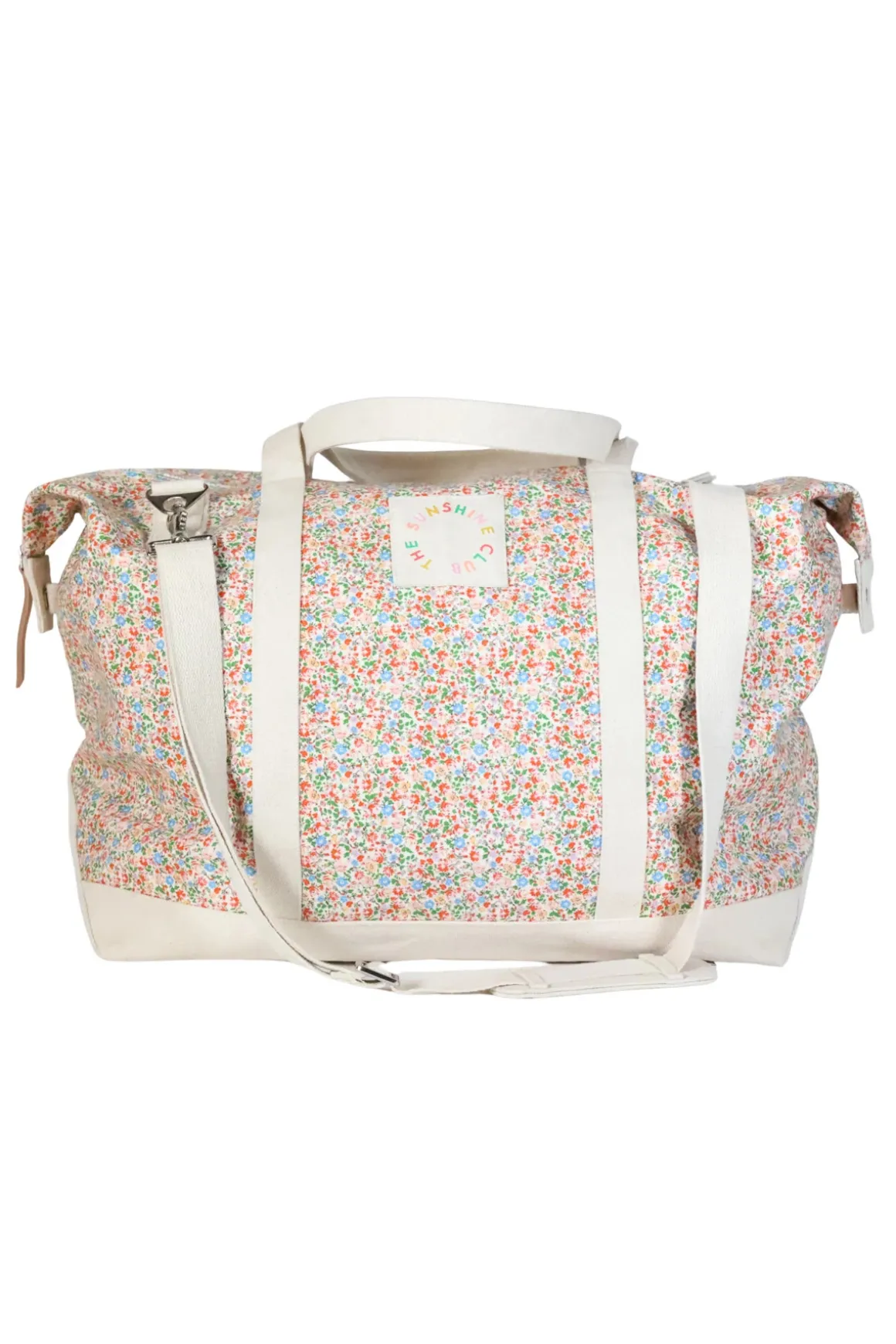Floral Canvas Weekender