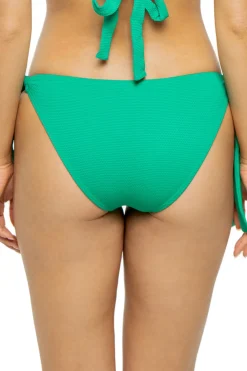 Frankie Textured Tie Side Hipster Bikini Bottom