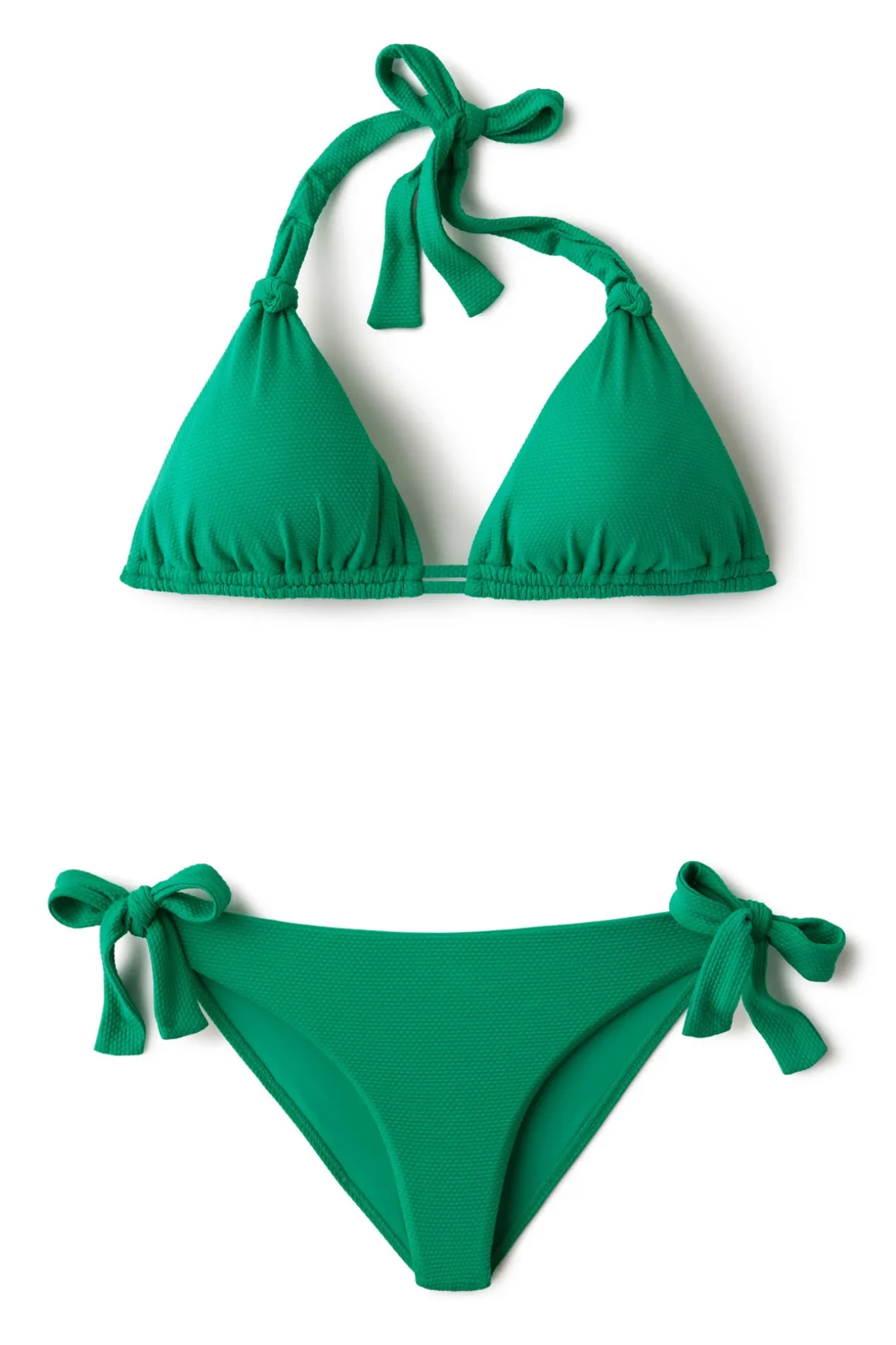 Frankie Textured Tie Side Hipster Bikini Bottom