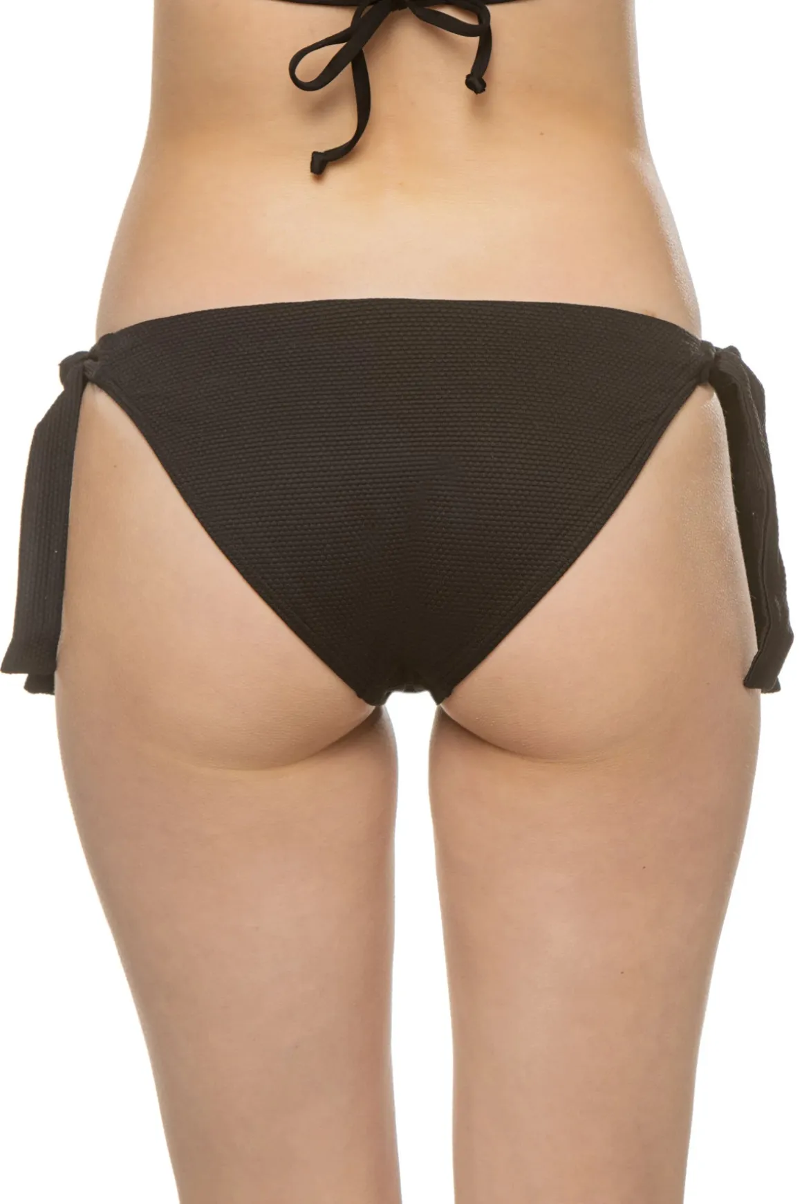 Frankie Textured Tie Side Hipster Bikini Bottom