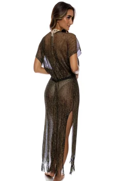Fringe Long Kimono