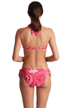Front Tie Halter Bikini Top