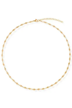 Garcelle Mini Disc Chain Necklace
