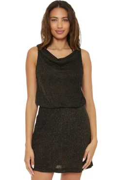 Gilded Reversible Mini Dress