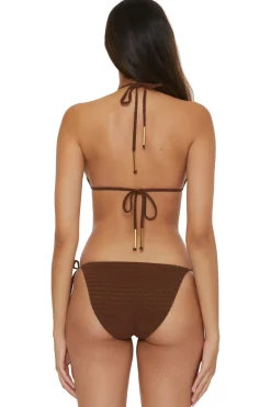 Glimmer Triangle Bikini Top