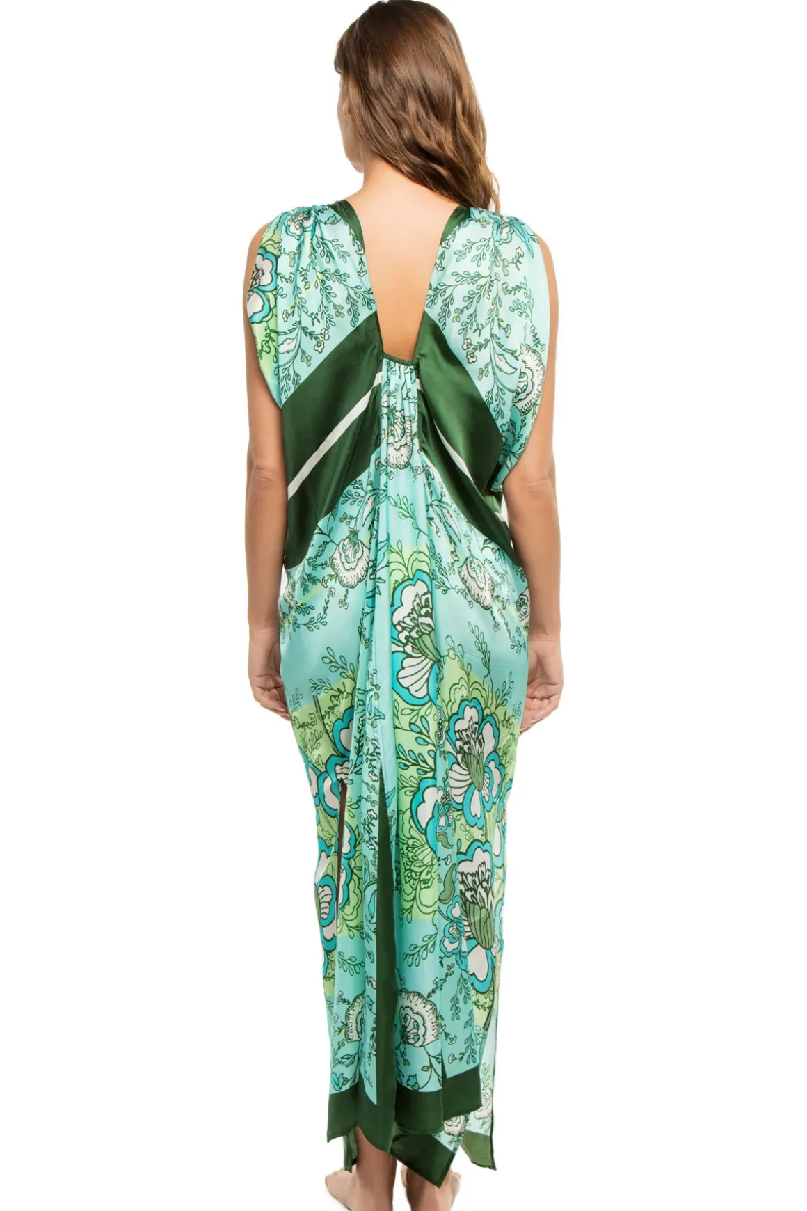 Hand Draped Long Gown