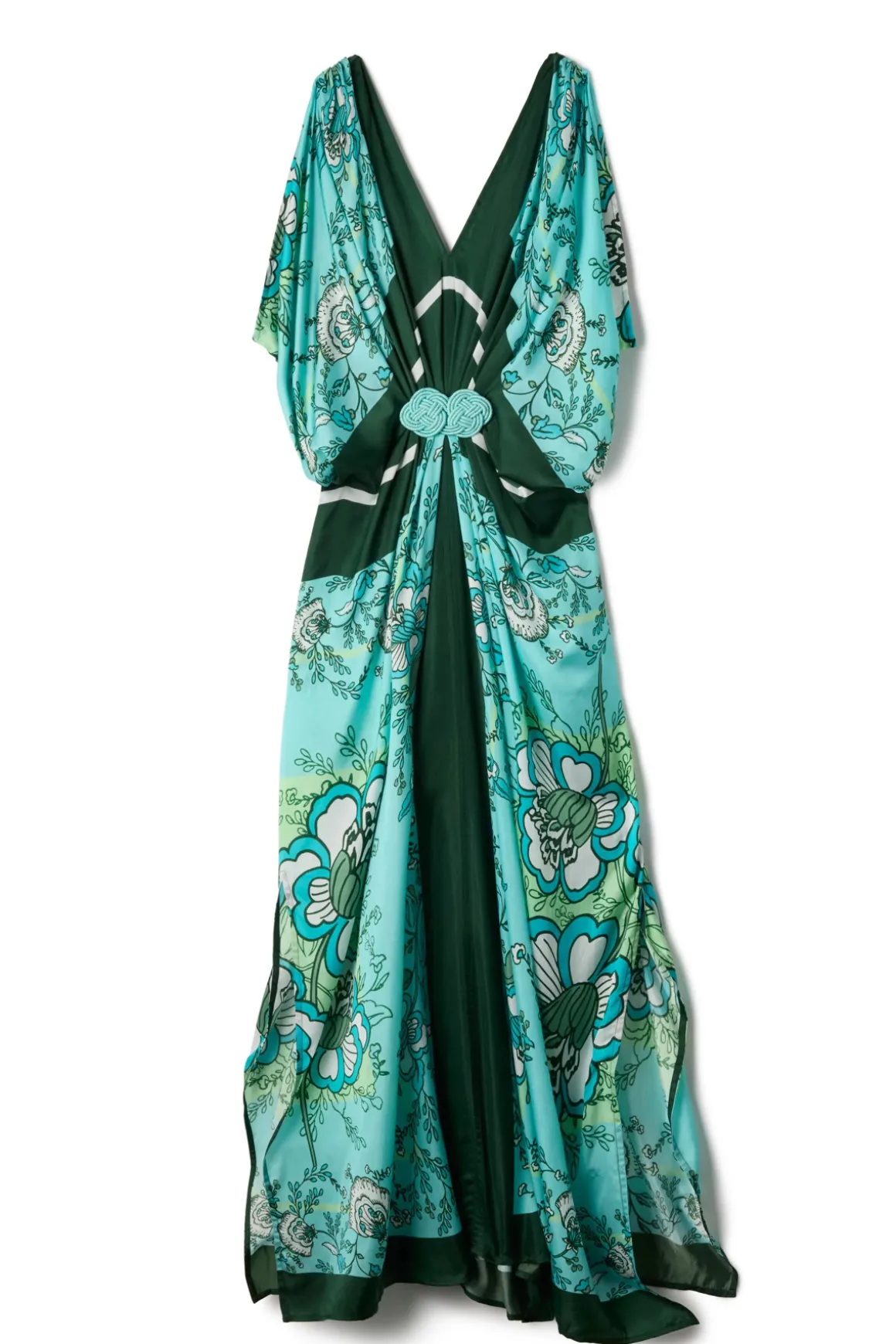 Hand Draped Long Gown