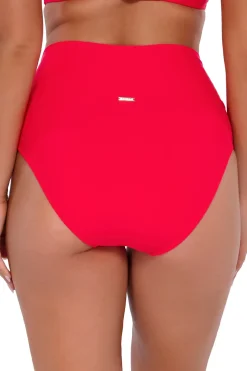 Hannah Banded High Waist Bikini Bottom