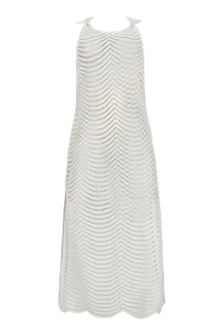 Harbor Doily Midi Dress