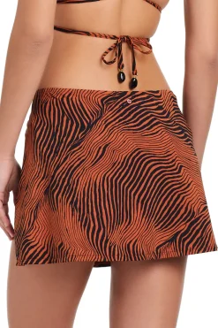 High Contrast Cover Up Skirt