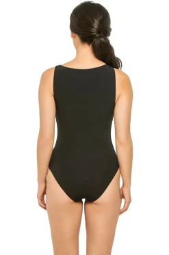 High Neck One Piece Swimsuit