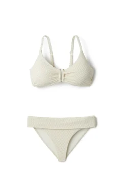 Jules Textured Bralette Bikini Top