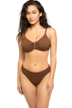 Jules Textured Bralette Bikini Top