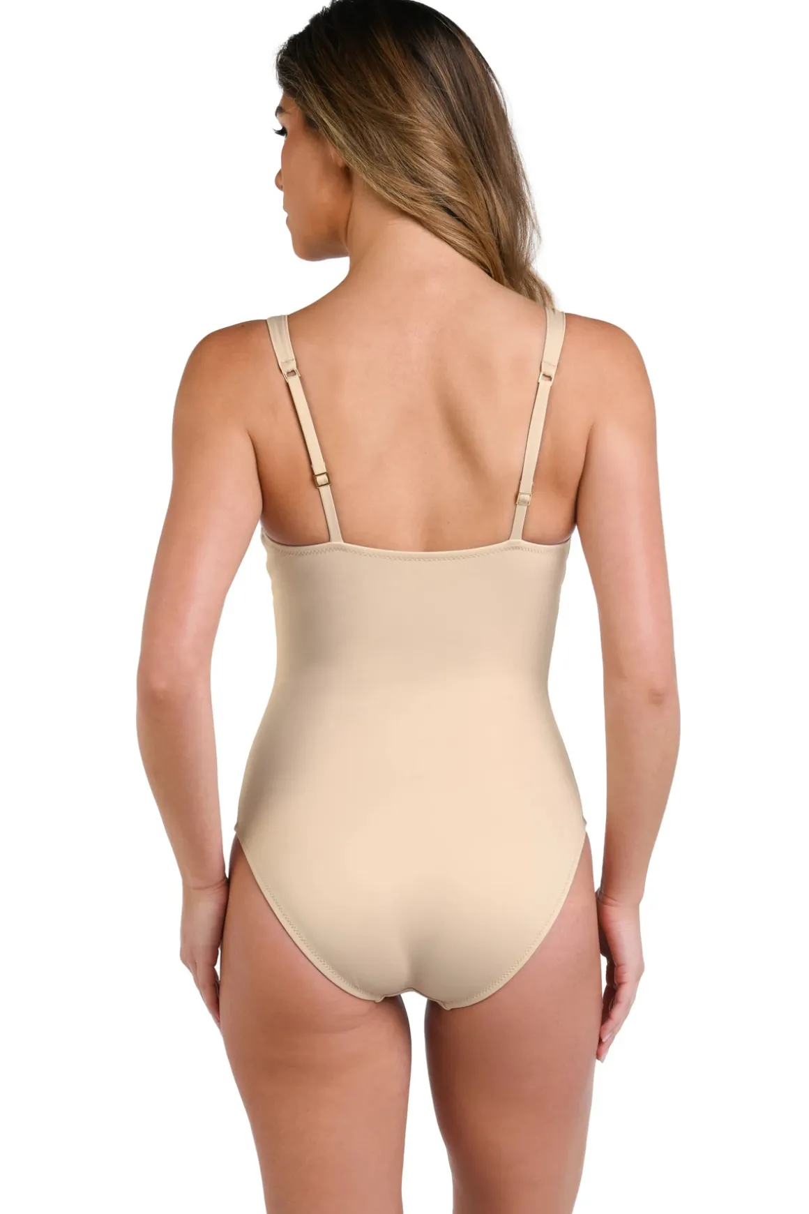 Luxe Keyhole Plunge One Piece Swimsuit